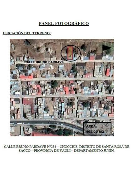 Foto del inmueble en remate en Santa Rosa de Sacco, Junín